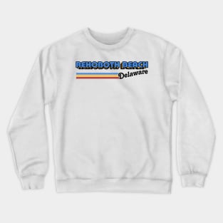 Rehoboth Beach, Delaware / / Retro Styled Design Crewneck Sweatshirt